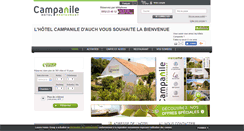 Desktop Screenshot of campanile-auch.fr